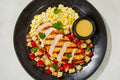Tangy Southern Chicken with Red Potatoes & Creamed Corn